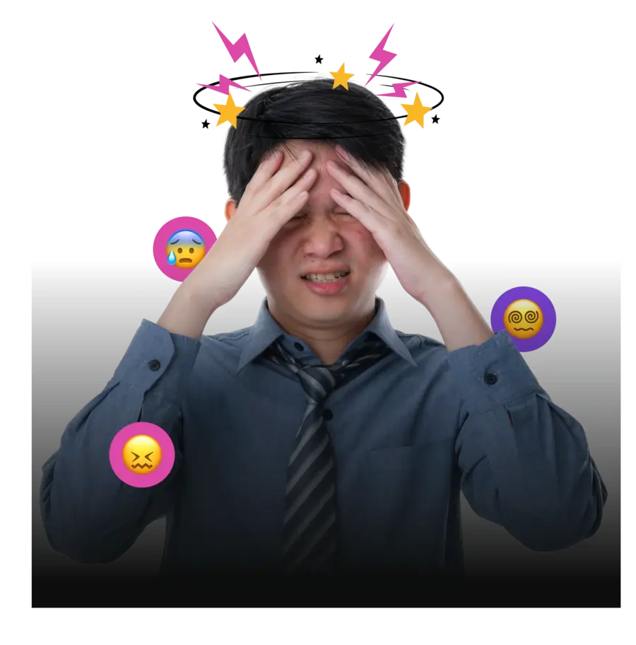 Confused person